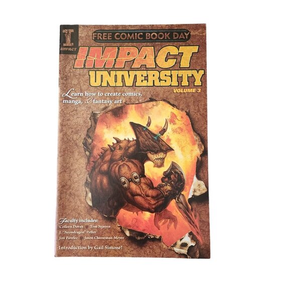 Impact University #3 2007 Free Comic Book Day Collector Bagged Boarded - Picture 1 of 2